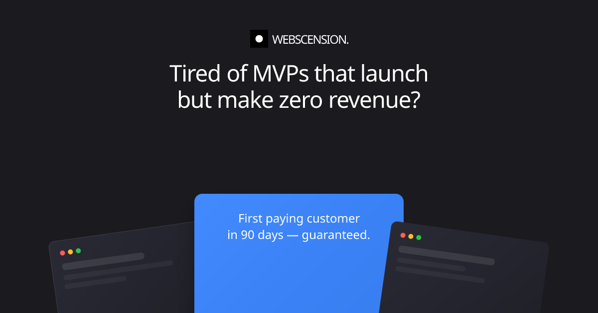 Webscension screenshot